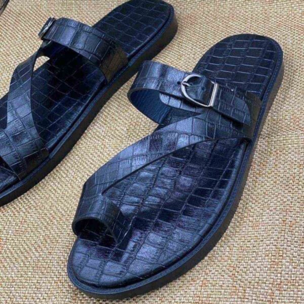 Men slip on