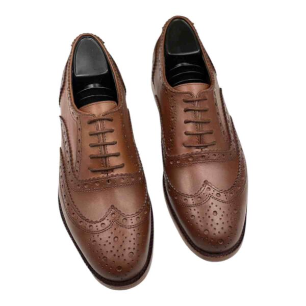 Brown Leather Brogue Shoe