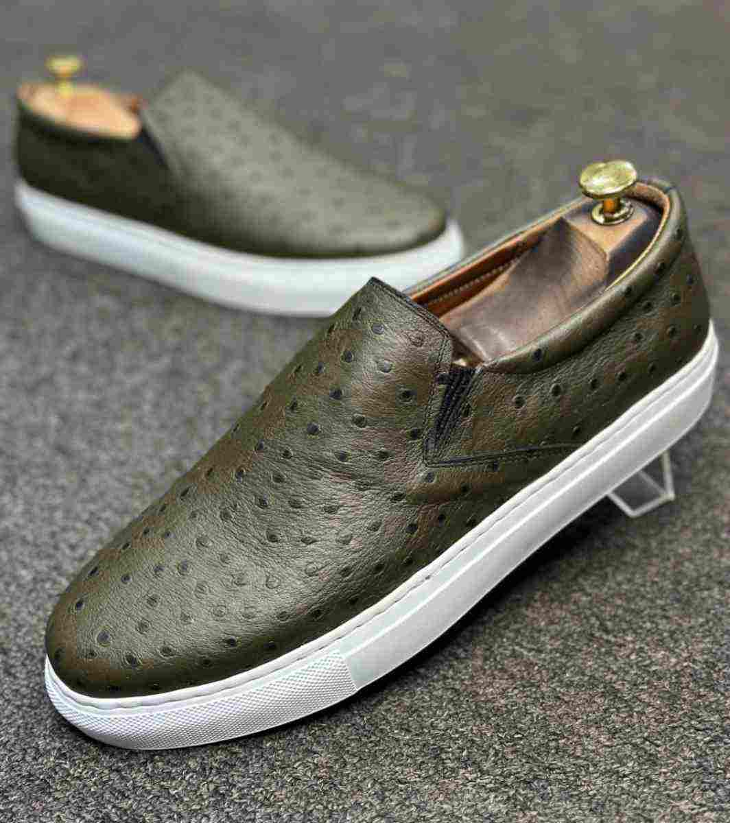 Grey Sneakers with White Sole