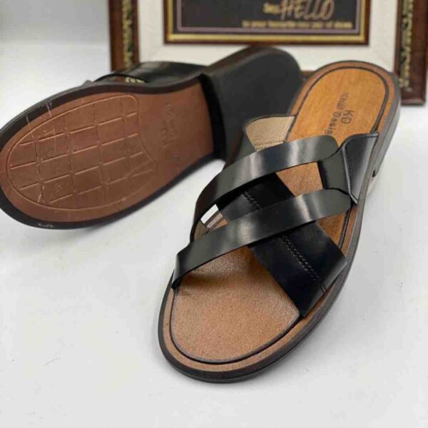 Premium Leather Sole Slippers for Men